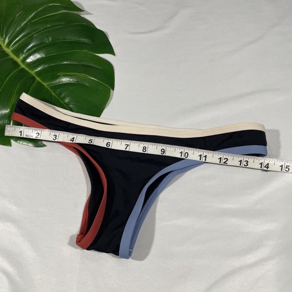 NEW Tavik Jayden Colorblock Bikini Bottoms in Black‎ [SZ Small ] - Picture 8 of 10